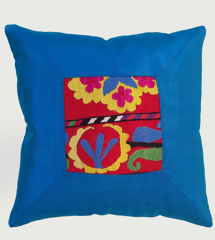 Framed Suzani Decorative Pillow Cover